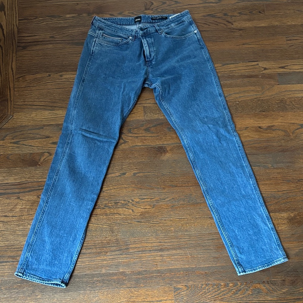 Boss Men's Straight Jeans - Blue